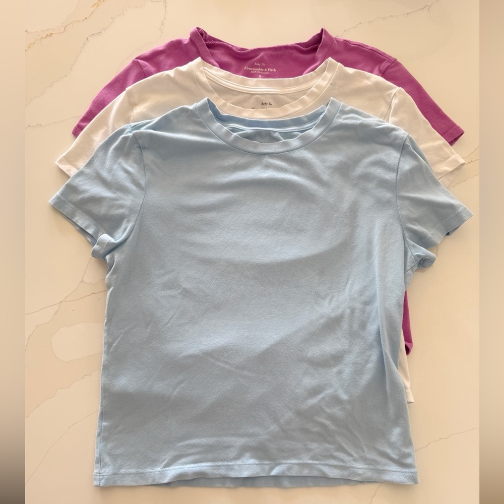 3 A&F baby tees!